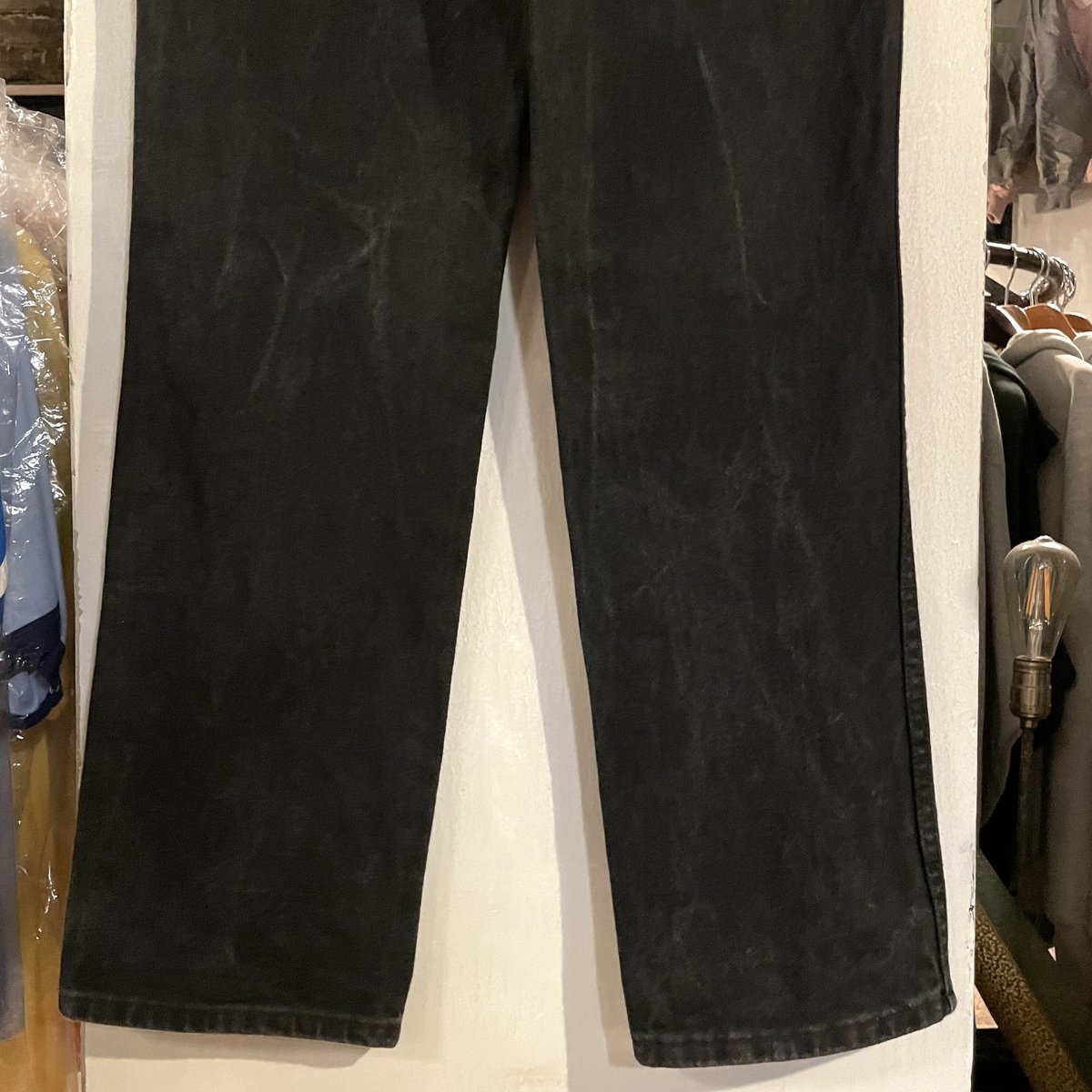 Wrangler 936WBK ブラックデニムパンツ 31×30 ラングラー (S2549)