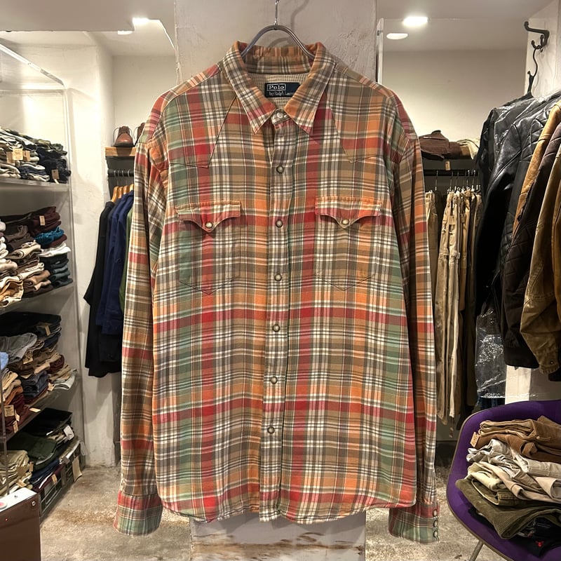 Polo by Ralph Lauren L/Sチェックネルシャツ ラルフローレン