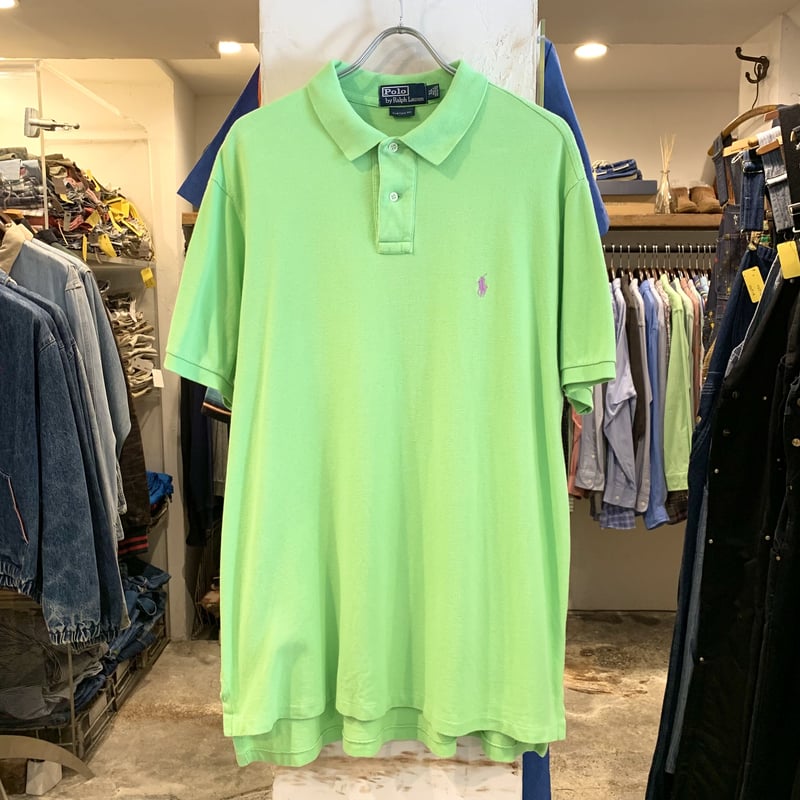 ラルフローレン グリーン ポロシャツ S Polo Ralph Lauren/Polo Shirt（ラルフローレン ポロシャツ