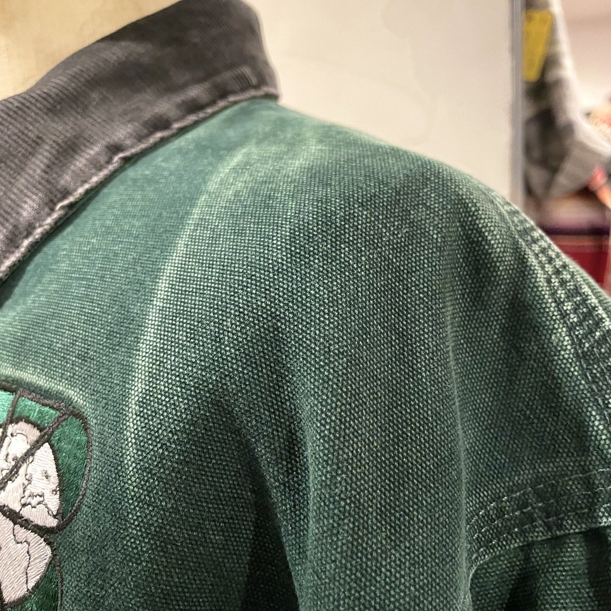 Carhartt サンタフェジャケット ダック地 グリーン ワーク Carhartt サンタフェジャケット ダック地 グリーン ワーク