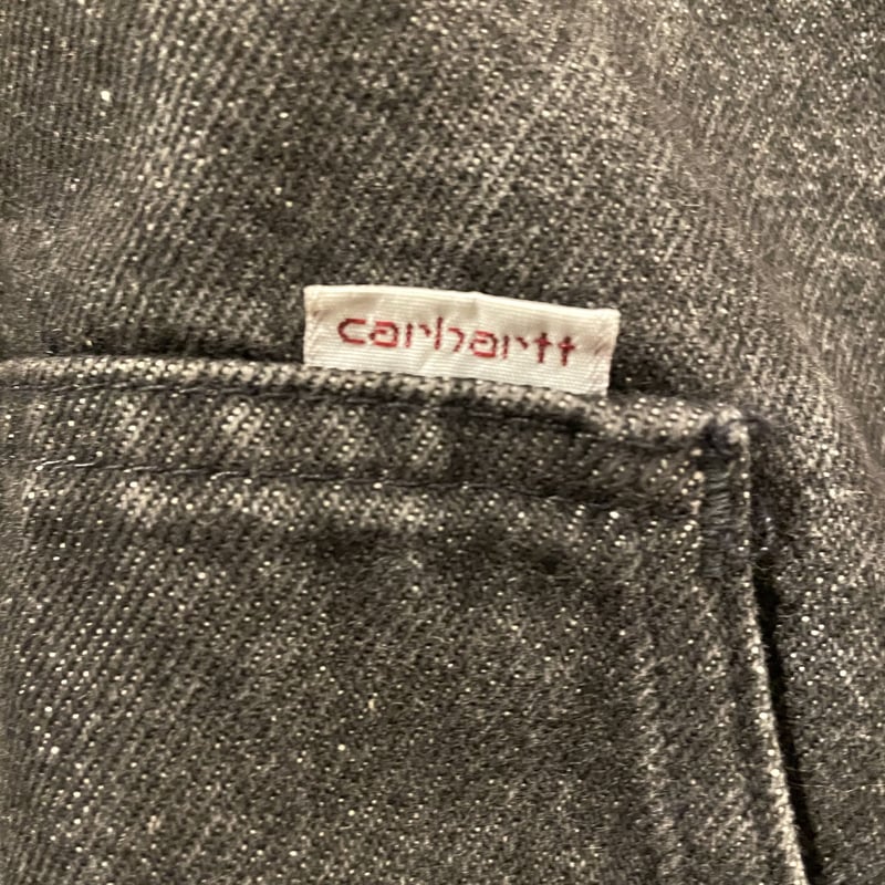 carhartt 80s USA製 ブラックデニム アクティブジャケット XXL