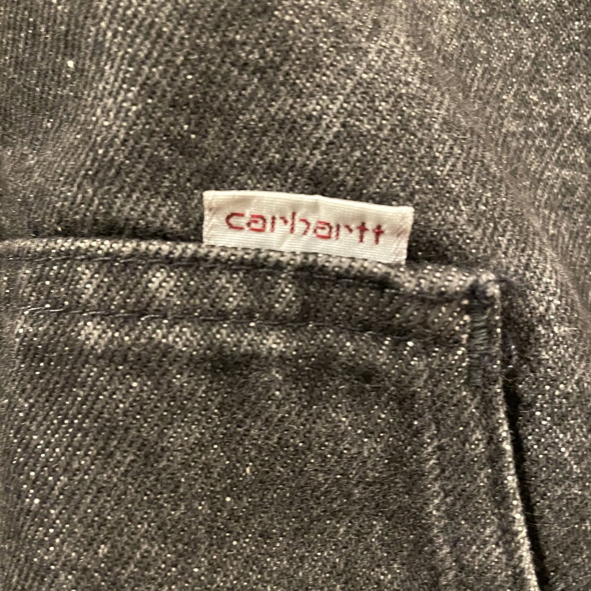 carhartt 80s USA製 ブラックデニム アクティブジャケット XXL carhartt 80s USA製 ブラックデニム アクティブジャケット XXL