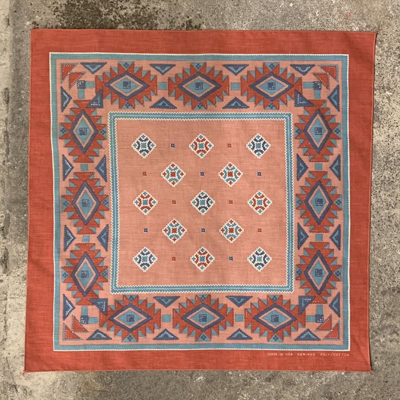 Bandana ヴィンテージバンダナ 新品 ネイティブ柄 USA製 173 | DUFF