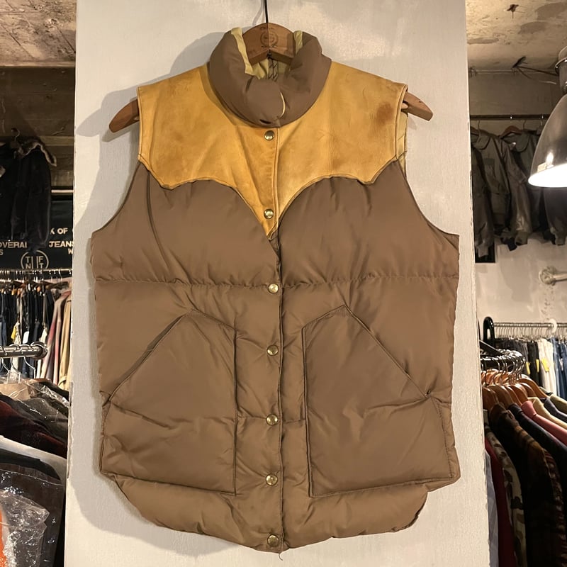 70s Rocky Mountain Featherbed Co. ダウンベスト USA製 グ