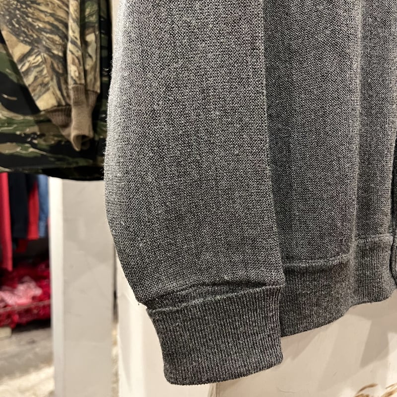 STONE  ダークグレー カーディガン 美品】ストーンアイランド カーディガン ヤク グレー STONE