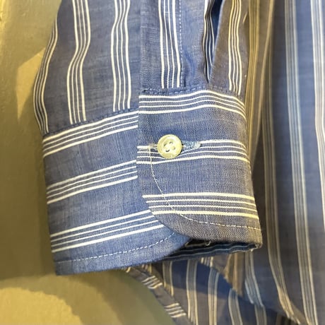 60s　TOWNCRAFT　Vintage Stripe Shirt　3点留めボタン　DEAD STOCK　Penneys　ヴィンテージシャツ　ストライプシャツ　(S2592)