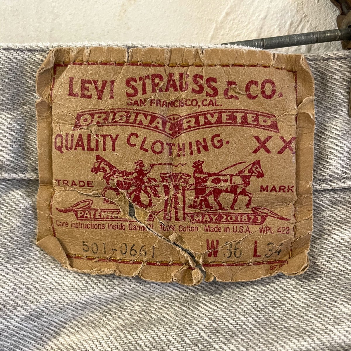 Levi's 501-0661 80年代 カラーデニム ケミカルウォッシュ USA製 Levi's 501-0661 80年代 カラーデニム ケミカルウォッシュ USA製