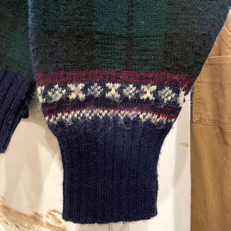 POLO by Ralph Lauren ウールセーター ブラックウォッチ柄