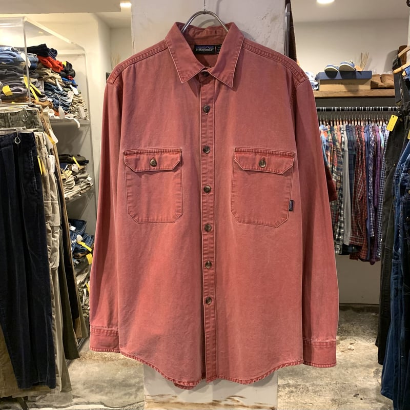 90s patagonia L/S コットンダックシャツ パタゴニア 長袖シャツ 90s patagonia L/S コットンダックシャツ パタゴニア 長袖シャツ