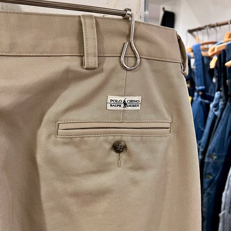 POLO by Ralph Lauren　チノパン　ポロチノ　ラルフローレン　タック入り　ベージュ　ANDREWPANT　(S3548)