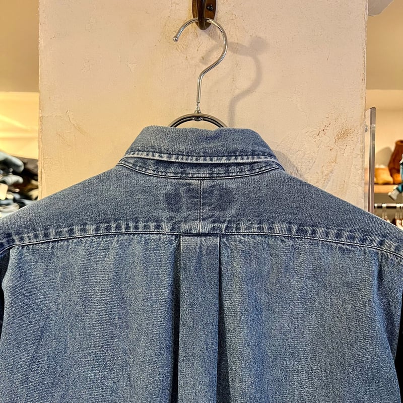 Ralph Lauren - ラルフローレン デニムシャツ ボタンダウン レディース Sサイズ  NO1098 レディース] ラルフローレン デニムシャツ ボタンダウン [Ralph