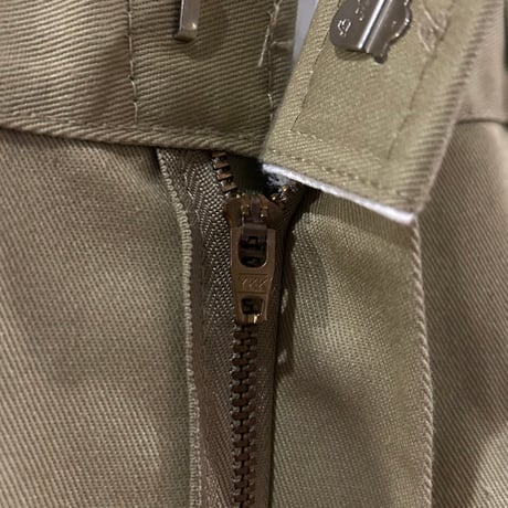 80s　Dickies 874　ワークパンツ　ディッキーズ　ベージュ　チビタグ　36×30　USA製　(S3996)