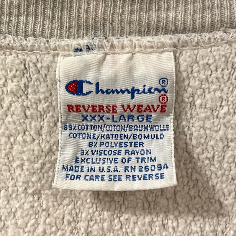 90s Champion リバースウィーブ reverse weave バックプリント ANK...