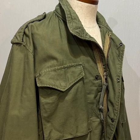 70s　US MILITARY　M-65 Field Jacket　3rd Type　フィールドジャケット　M-L　1977年　ミリタリージャケット　(S5160)