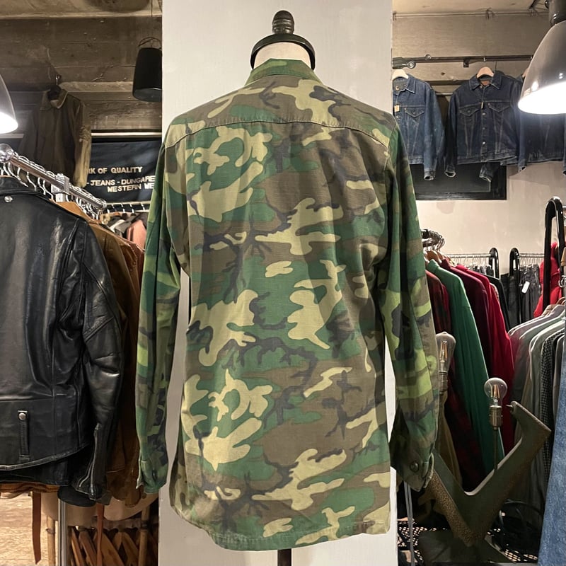 60s US ARMY ジャングルファティーグ グリーンリーフ ジャケット MILITARY - 60s US ARMY グリーンリーフ ジャングルファティーグ