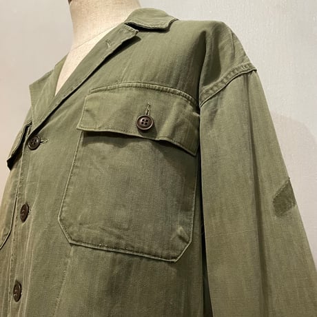 50s　US ARMY　M-47 HBT JACKET　Size SMALL　ミリタリージャケット　ヘリンボーンツイルジ　雰囲気系　(S5704)