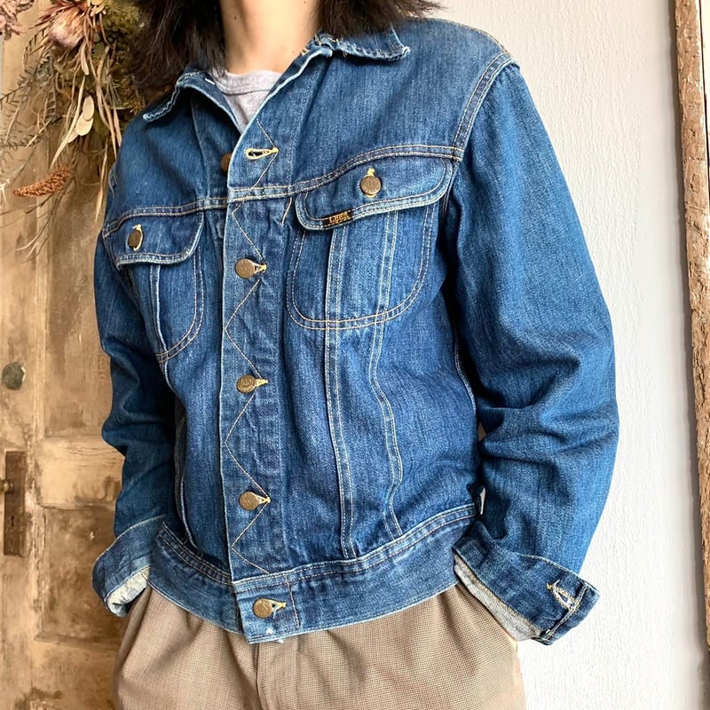 80s Lee 220-J デニムジャケット USA製 ユニオンチケット リー 80s Lee 220-J デニムジャケット USA製 ユニオンチケット リー