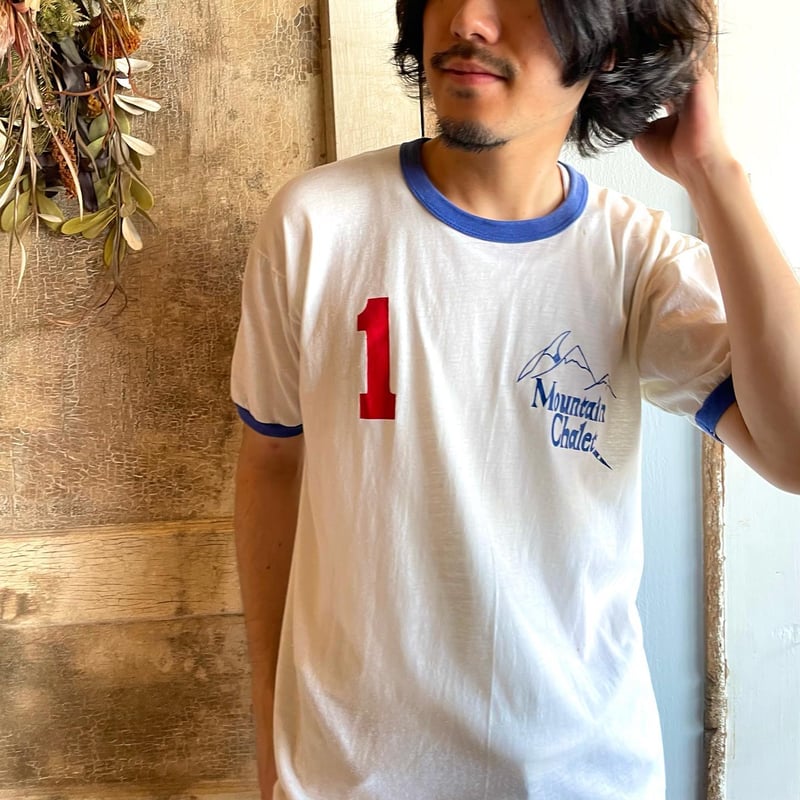 70s Russell Athletic リンガーTシャツ 金タグ USA製 ラッセル 70s Russell Athletic リンガーTシャツ 金タグ USA製 ラッセル
