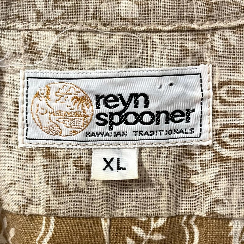 reyn spooner ハワイアンシャツ 乳首ありタグ 初期 HAWAII製 70s レイン
