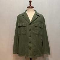 60s US ARMY ユーティリティシャツ シャツ袖 OG 107 COTTON SATEE