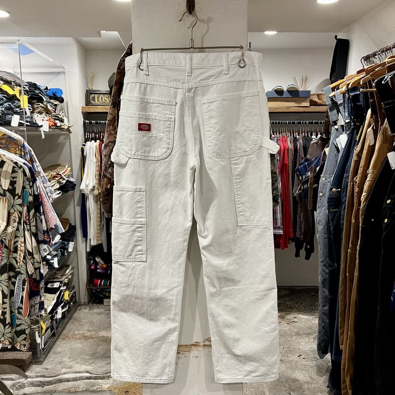 Dickies ‪32‪✕‬30 ホワイトペインターパンツ ディッキーズ ホワイト ペインターパンツ 32×30 Dickies 90s