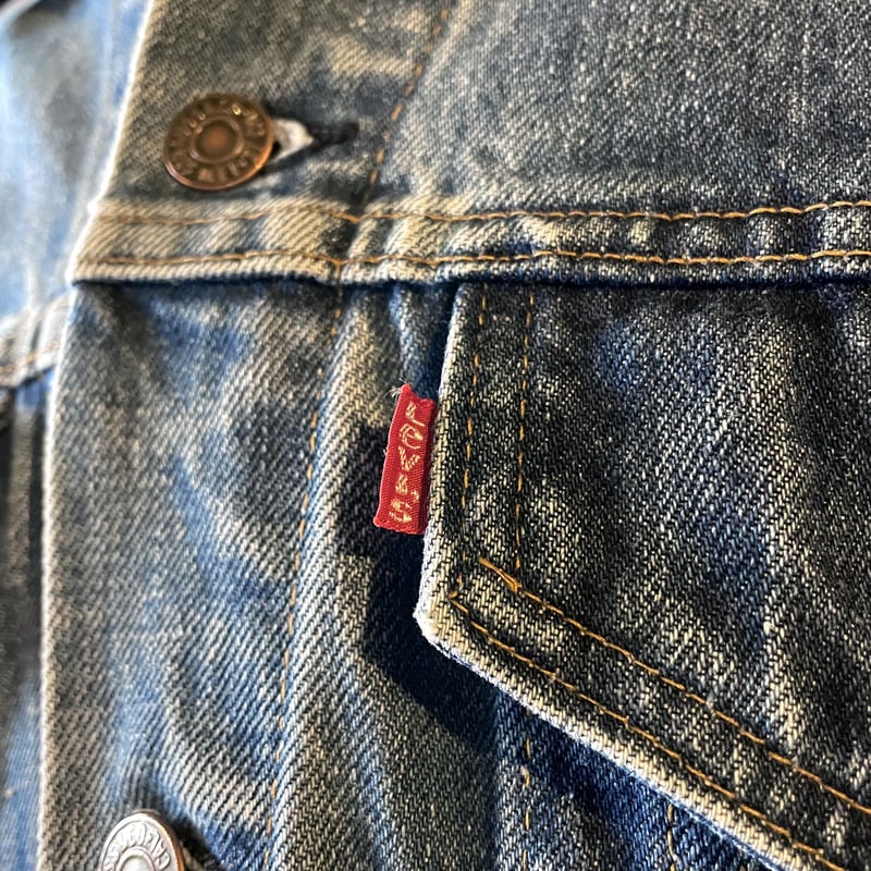 70s Levi's デニムジャケット 70505 ケアタグ期 70s Levi's 70505 デニムジャケット ケアタグ USA製 Size 38 2