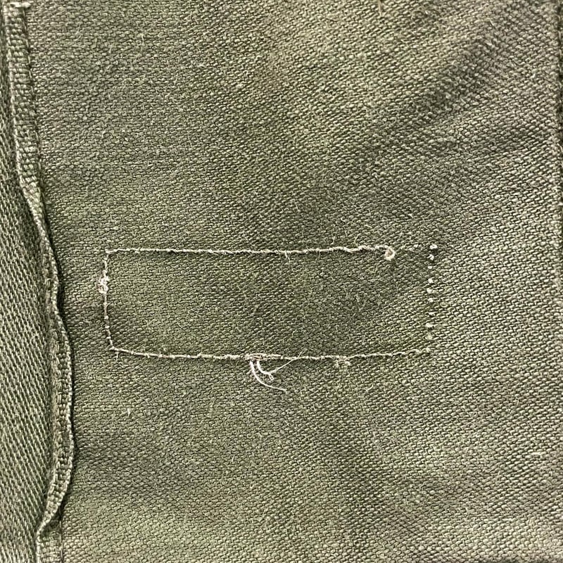 60s US ARMY ユーティリティシャツ 筒袖1st後期 OG 107 COTTON SA