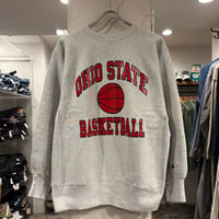 90s　Champion　リバースウィーブ　Reverse Weave　USA製　Size L　OHIO STATE　BASKETBALL　刺繡タグ　チャンピオン　(S5227)