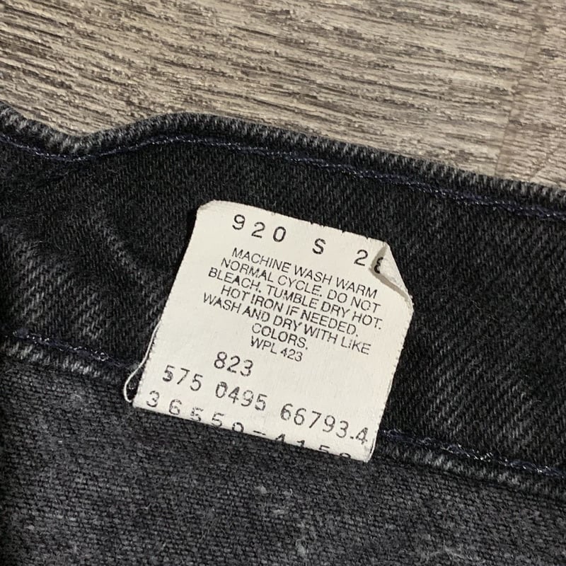Levis 550 ブラックデニム ハーフパンツ 90s USA製 リーバイス | DUFF
