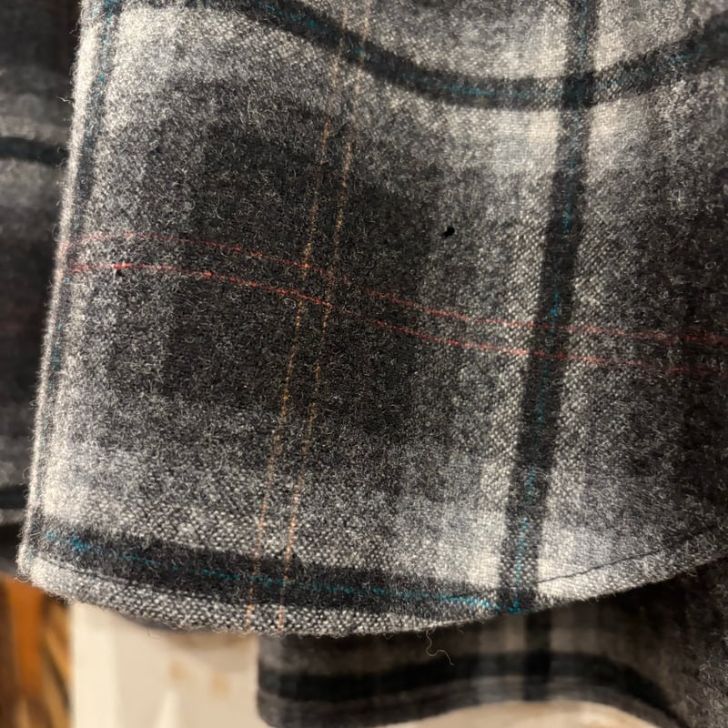 【70s】vintage PENDLETON オンブレチェック ウールシャツ 70s USA製 PENDLETONペンドルトン オンブレチェック ウール