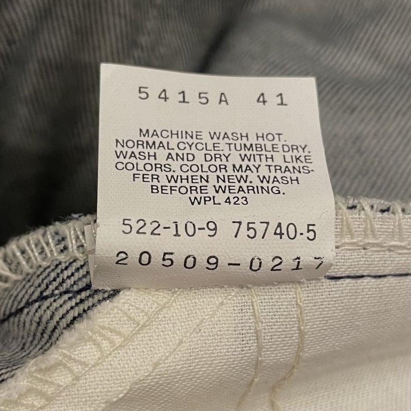 Levi's 509 80年代 リーバイス509 DEAD STOCK オレンジタブ USA製