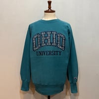 90s　Champion　リバースウィーブ　Reverse Weave　USA製　Size L　OHIO UNIVERSITY　刺繡タグ　チャンピオン　(S5377)