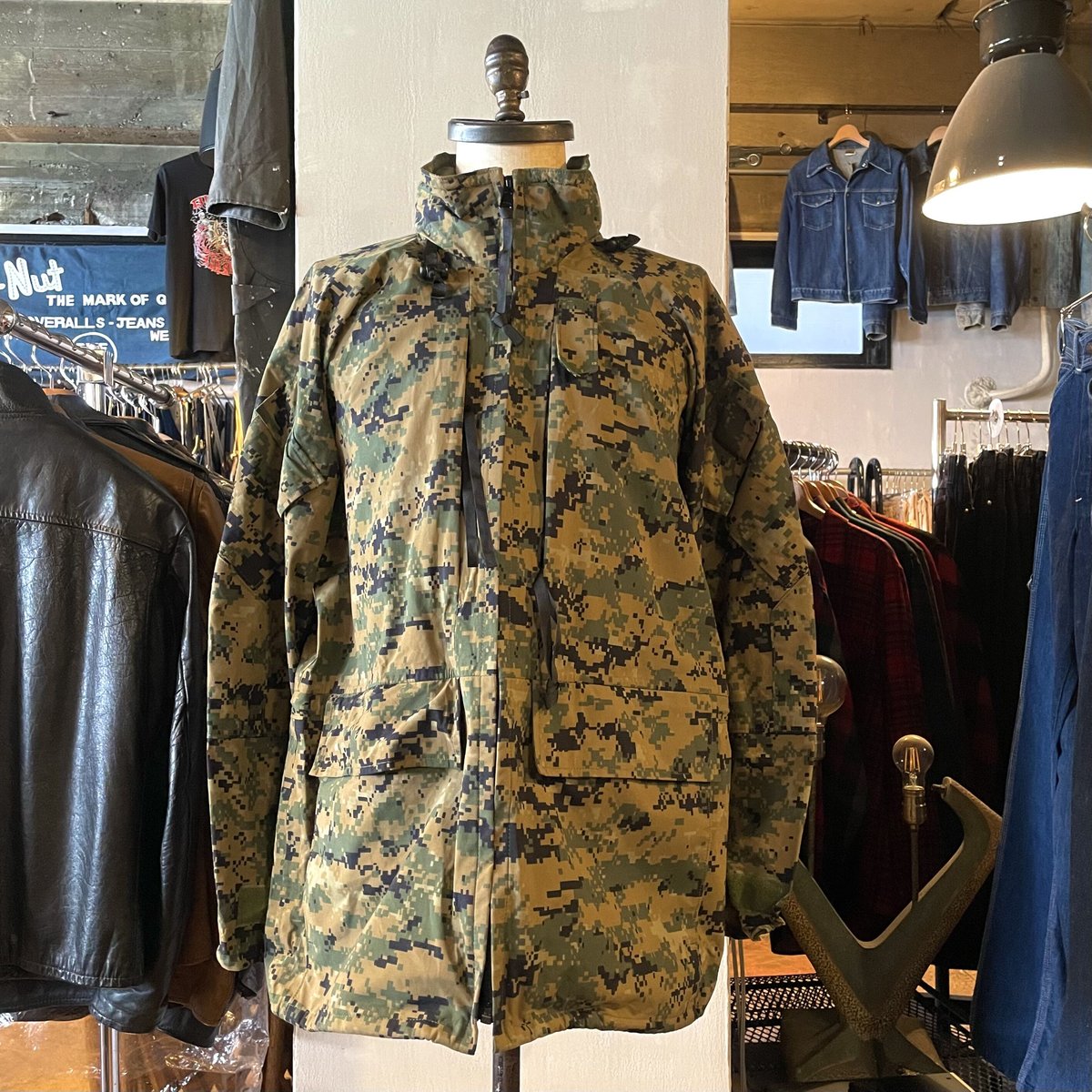 USMC GORE-TEX パーカー MARPAT デジカモ デジタル ウッドランドカモ