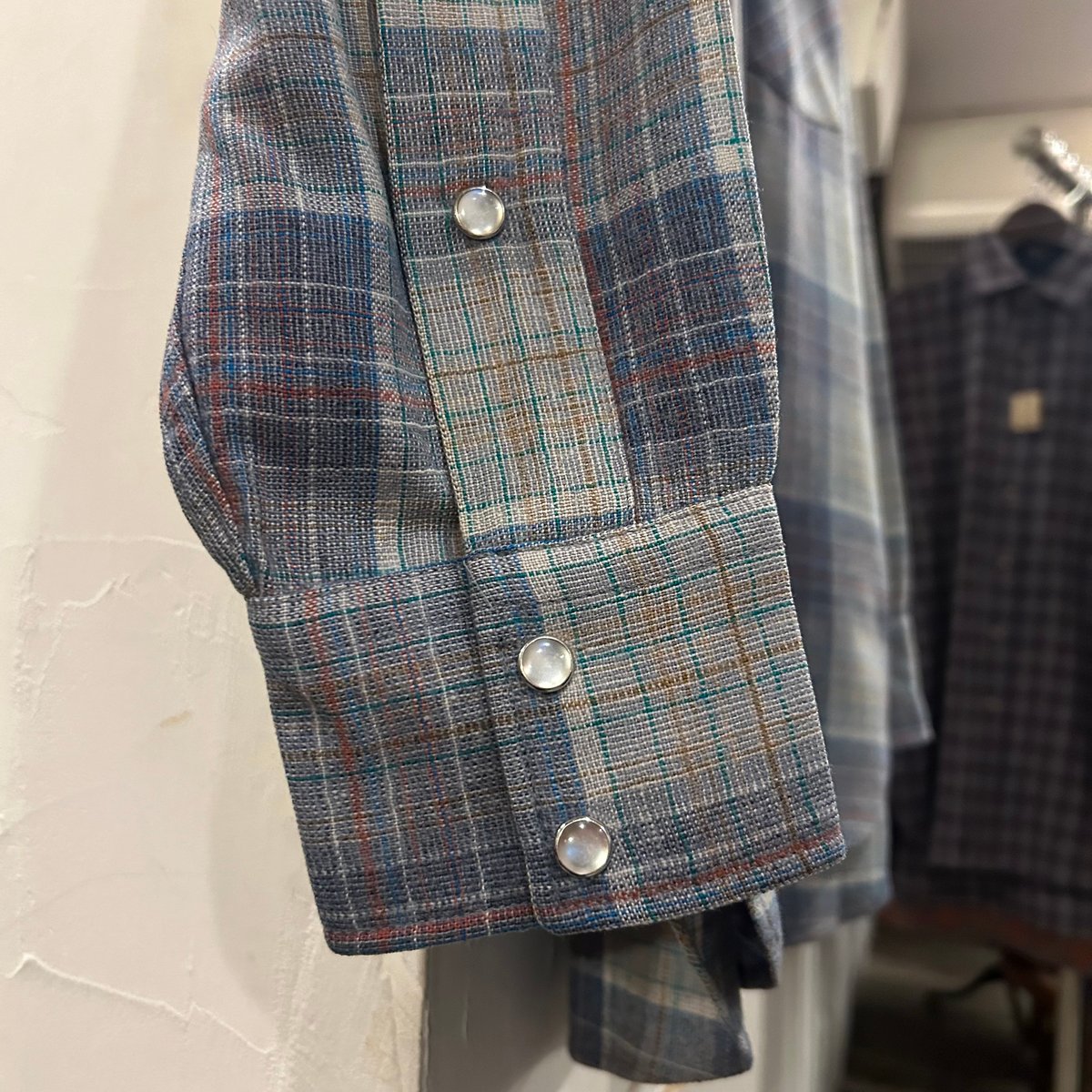 Pendleton ペンドルトン 70s チェック ウールウエスタンシャツ　 M 70s PENDLETON ウールチェックシャツ ペンドルトン Size M USA製