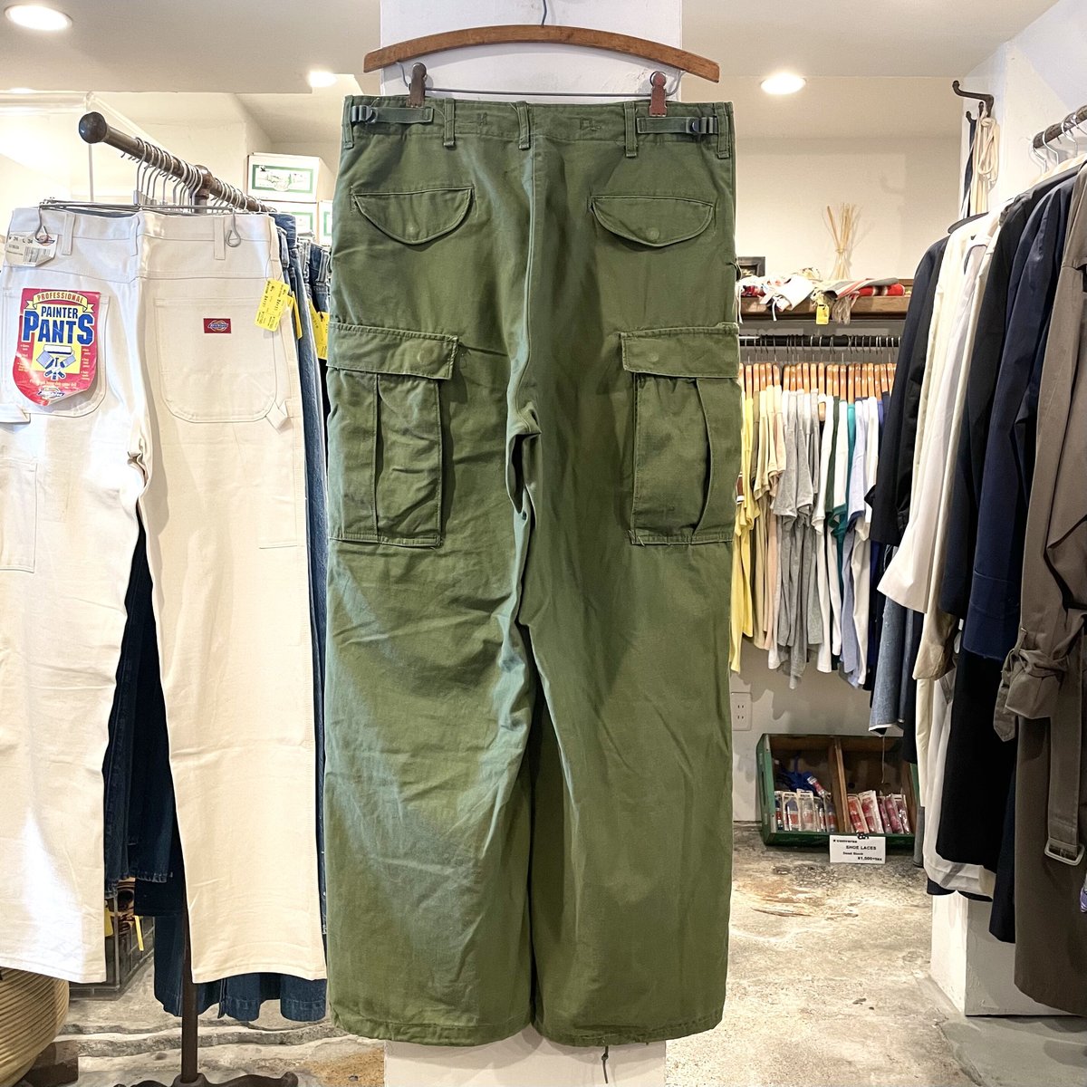【60s】ミリタリースラックス servalジッパー 着画あり 60s SERVAL チノパン スラックス us army ミリタリー