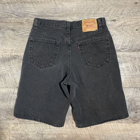 リーバイス５５０　ブラックデニム　ハーフパンツ　90s　USA製