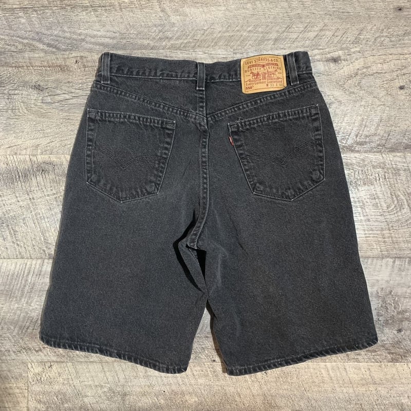 リーバイス550 ブラックデニム ハーフパンツ 90s USA製 | DUFF リーバイス550 ブラックデニム ハーフパンツ 90s USA製 | DUFF