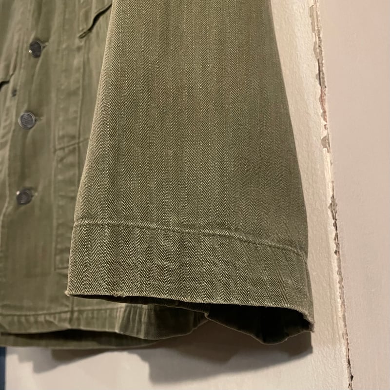 40s US ARMY M-43 HBT JACKET ヘリンボーンツイル ミリタリージャケッ