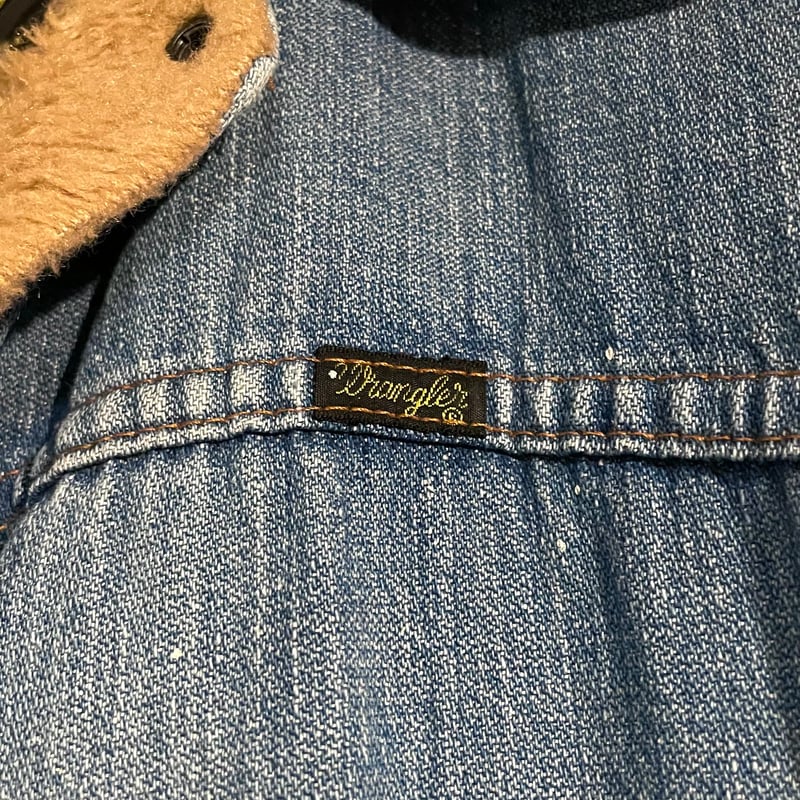 70s Wrangler 257MJL ボア デニムジャケット USA製 Size 42L 雰