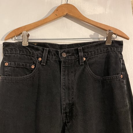 90s　Levis 517　ブーツカットデニム　ブラック　32×32　USA製　リーバイス　フレアパンツ　(S2990)