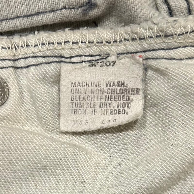 80s Levi's 501 0657 リーバイス カラーデニムパンツ グレー 32×32 U