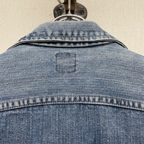 70s~　Lee 220-J　デニムジャケット　USA製　Size 36相当　リー　2ポケ　左綾　(S5735)