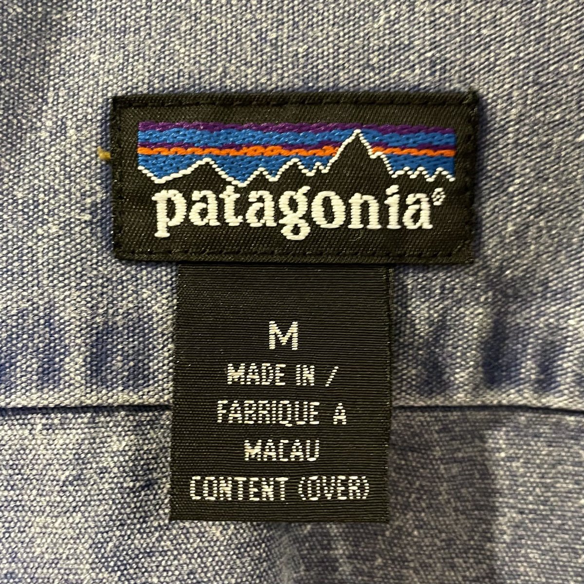 90s patagonia L/S コットンシャツ ワークシャツ 1995年製 パタゴニア (