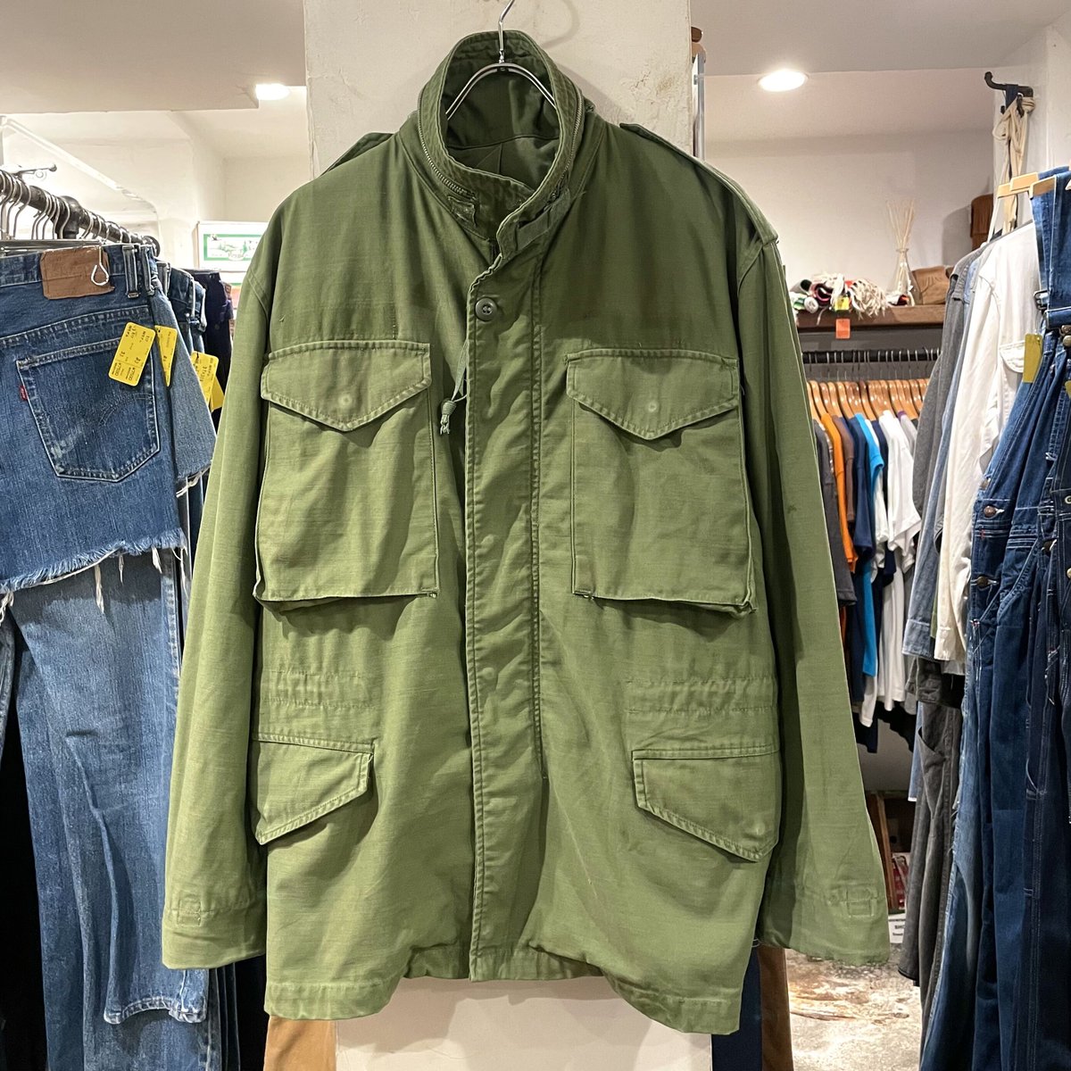 M65 フィールドジャケット　アルミジップ　SMALL SHORT fit=scale-down,w=1200