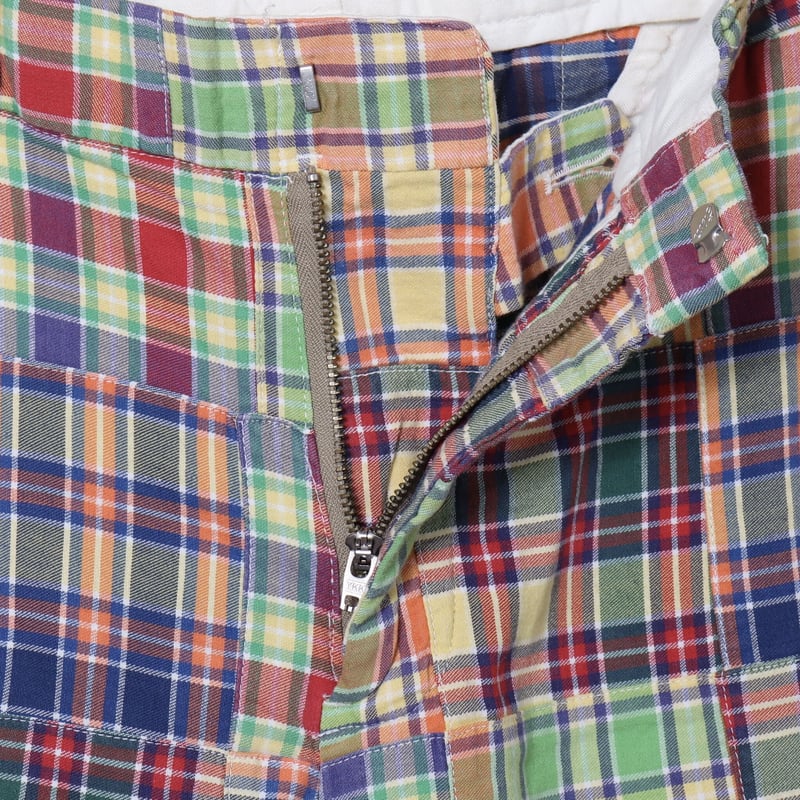 POLO RALPH LAUREN DEAD STOCK パッチワーク チェック柄 コットンパ