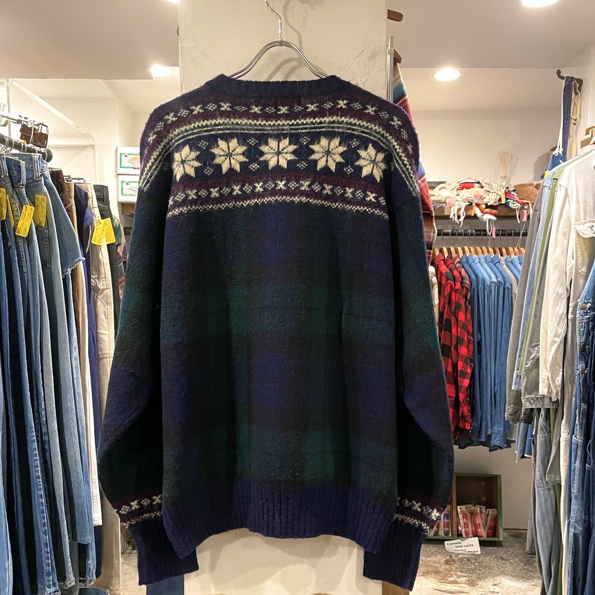 POLO by Ralph Lauren ウールセーター ブラックウォッチ柄 