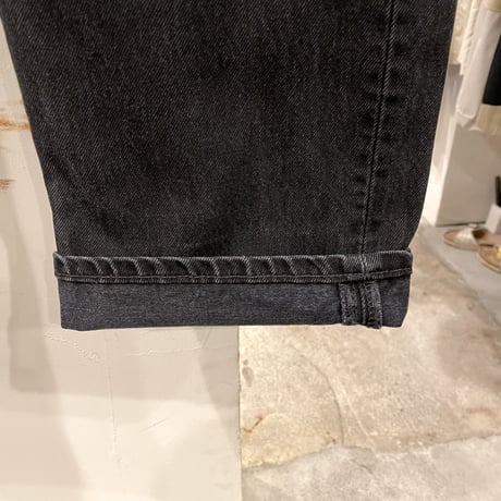 Levi’s 501　後染めブラックデニム　ボタン裏553　USA製　2002年　リーバイス501　(S0940)
