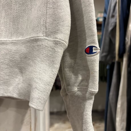 90s　Champion　リバースウィーブ　Reverse Weave　Size XL　WISCONSIN　染み込みプリント　青タグ　チャンピオン　(S5226)