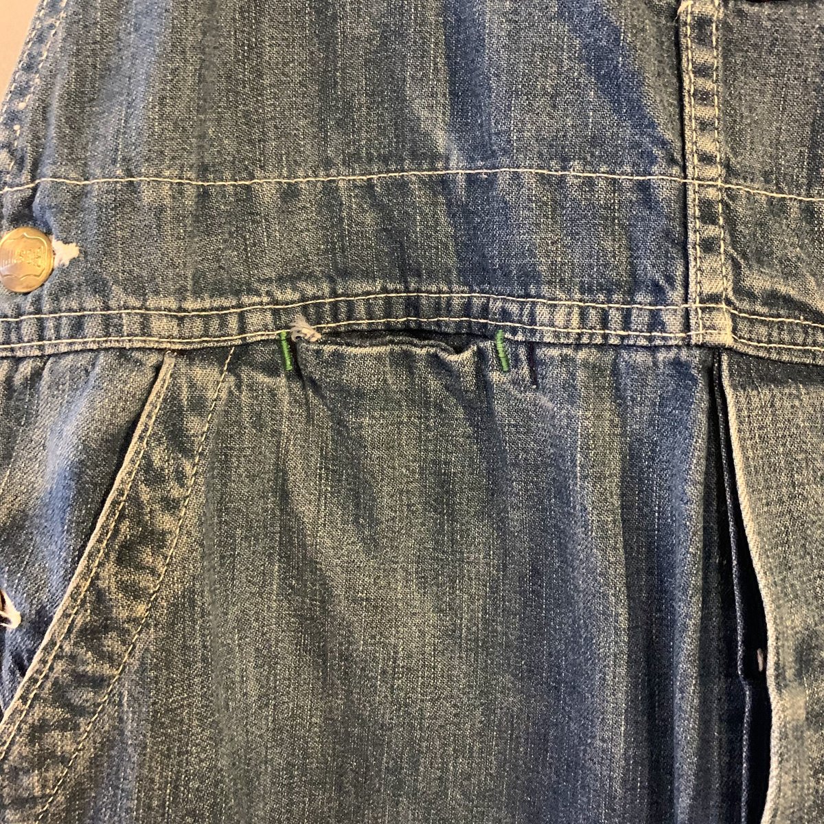 50s BIG SMITH ビッグスミス オーバーオール 黒タグ ボタン 50s BIG SMITH ビッグスミス オーバーオール 黒タグ ボタン