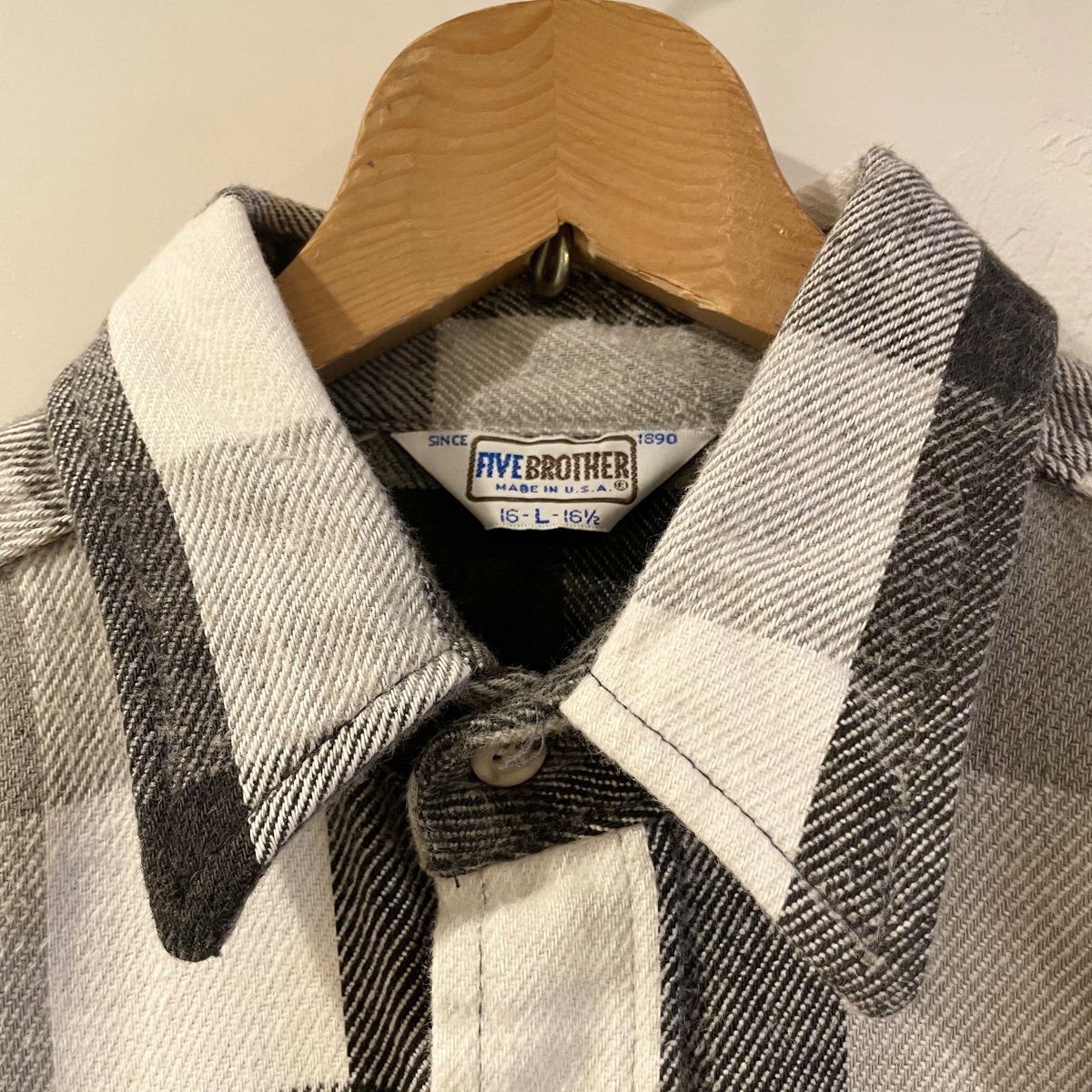 FIVE BROTHER チェック柄フランネルシャツ 17-XL FIVE BROTHER チェック柄フランネルシャツ 17-XL FIVE BROTHER